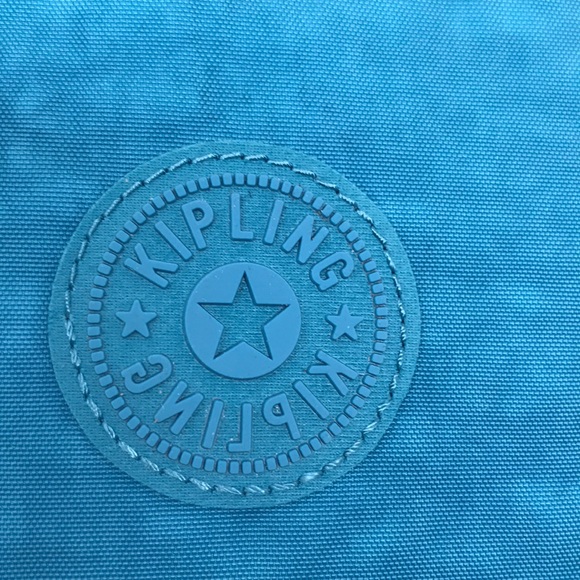 KIPLING Pen Case NWT Cool Blue w/gorilla key chain - Picture 13 of 13